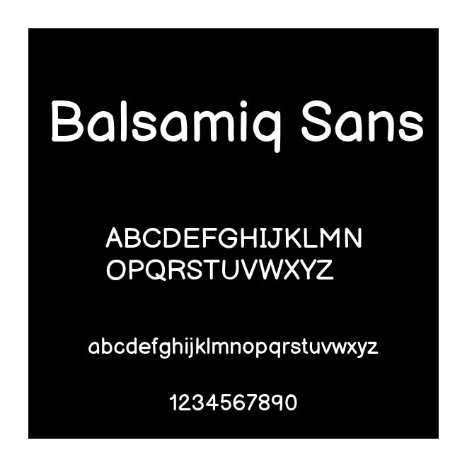 Balsamiq Sans