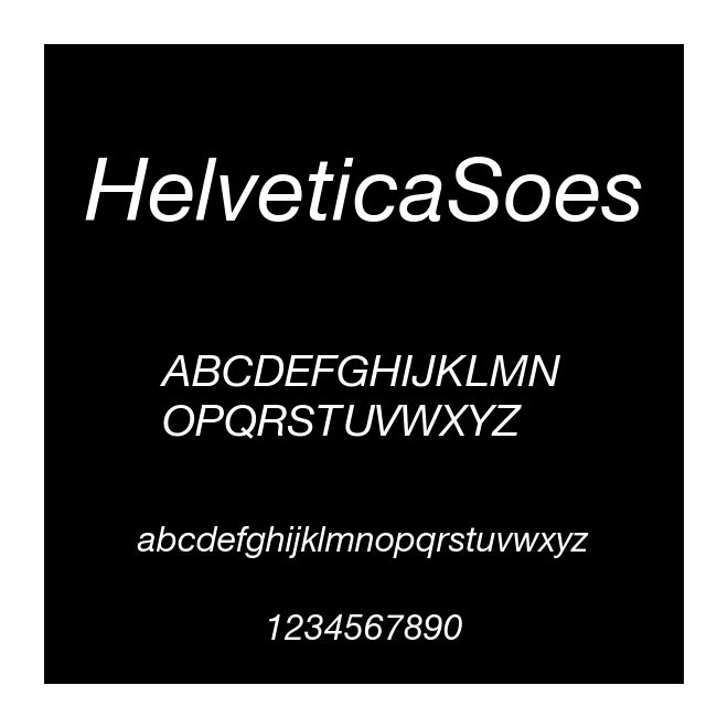 HelveticaSoes