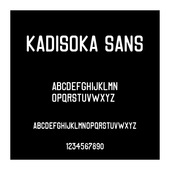 Kadisoka Sans