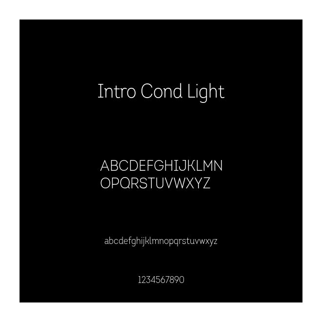 Intro Cond Light