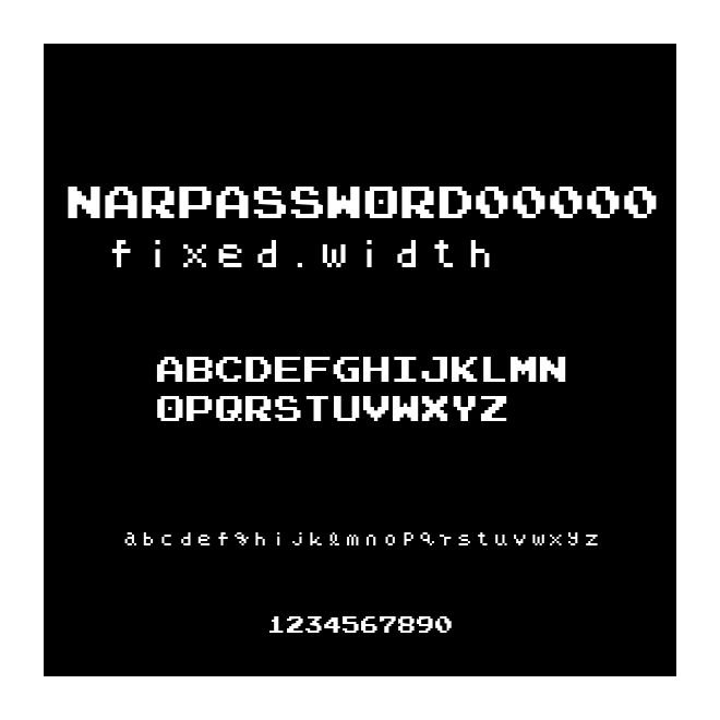NARPASSWORD00000 fixed.width