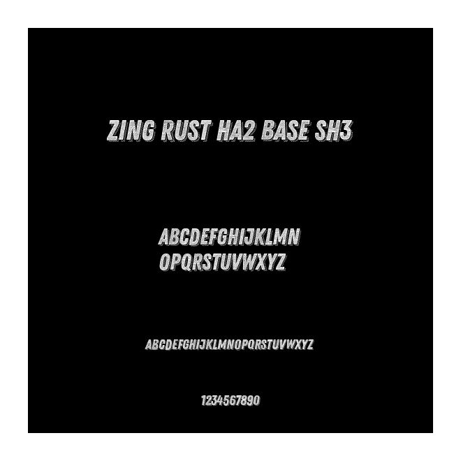 Zing Rust HA2 Base Sh3