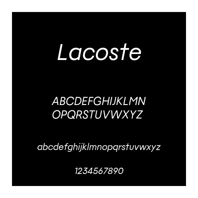 Lacoste