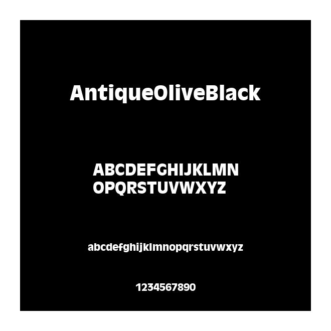 AntiqueOliveBlack