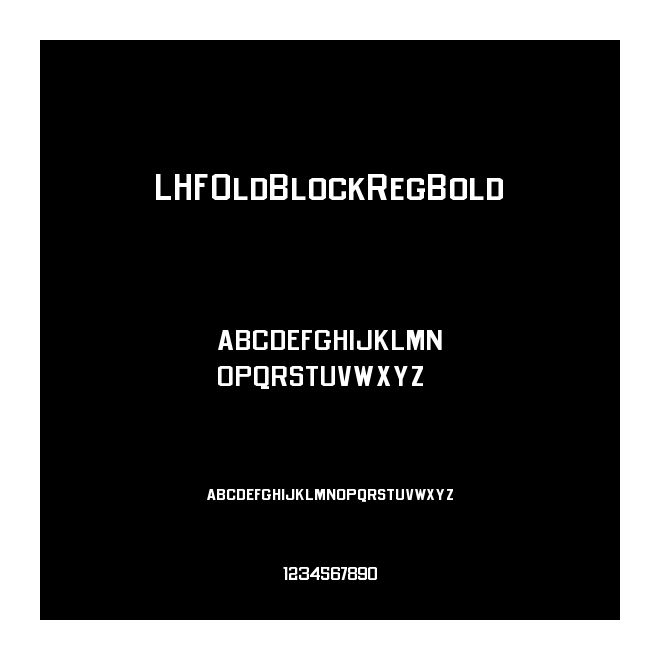 LHFOldBlockRegBold