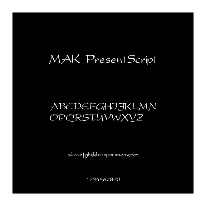 MAK PresentScript