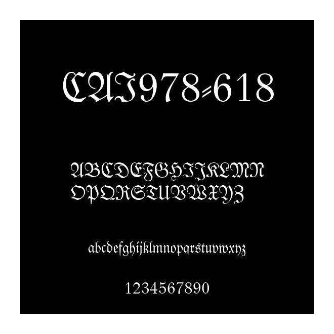 CAI978-618