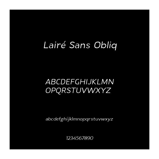 Lairé Sans Obliq