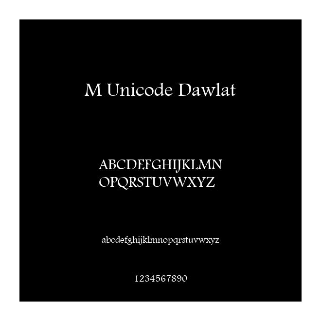 M Unicode Dawlat