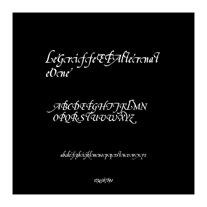 LeGriffeEFAlternateOne