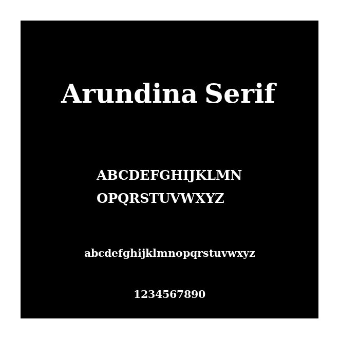 Arundina Serif