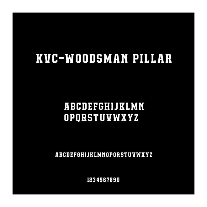KVC-Woodsman Pillar