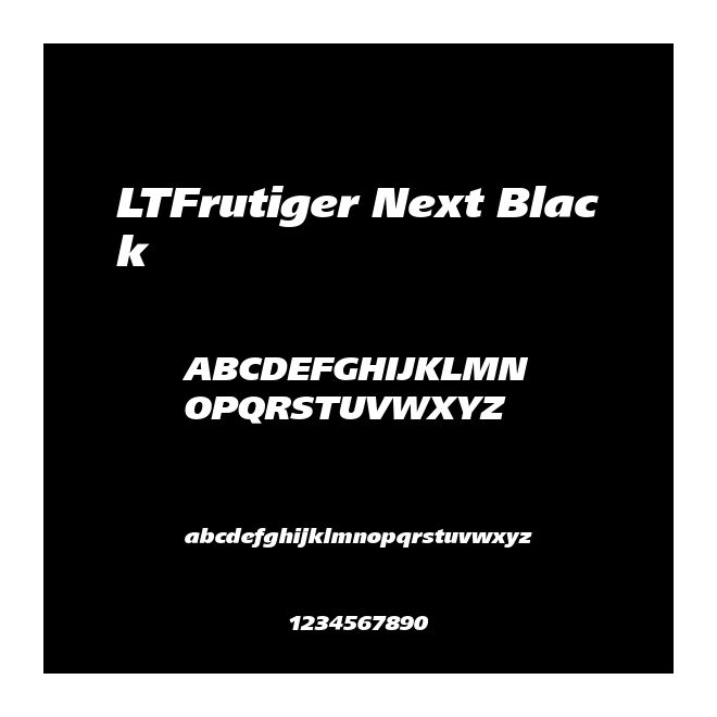 LTFrutiger Next Black