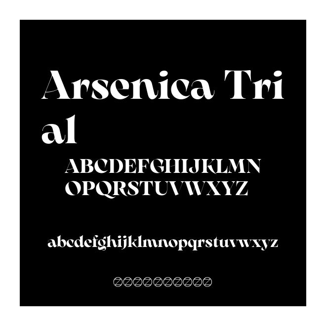 Arsenica Trial