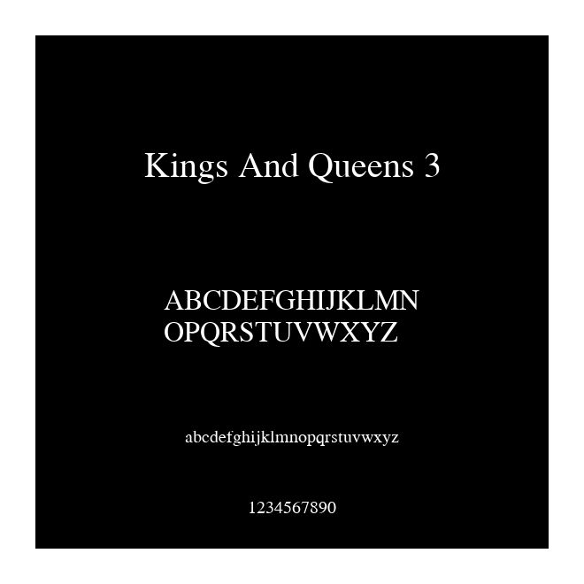 Kings And Queens 3