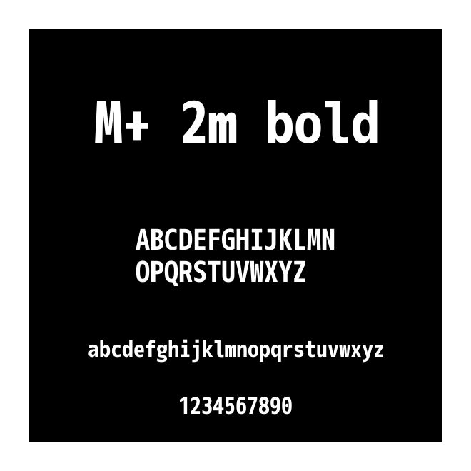 M+ 2m bold