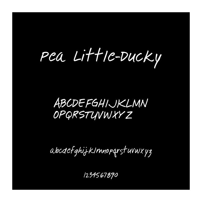 Pea Little-Ducky