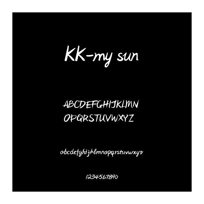 KK-my sun