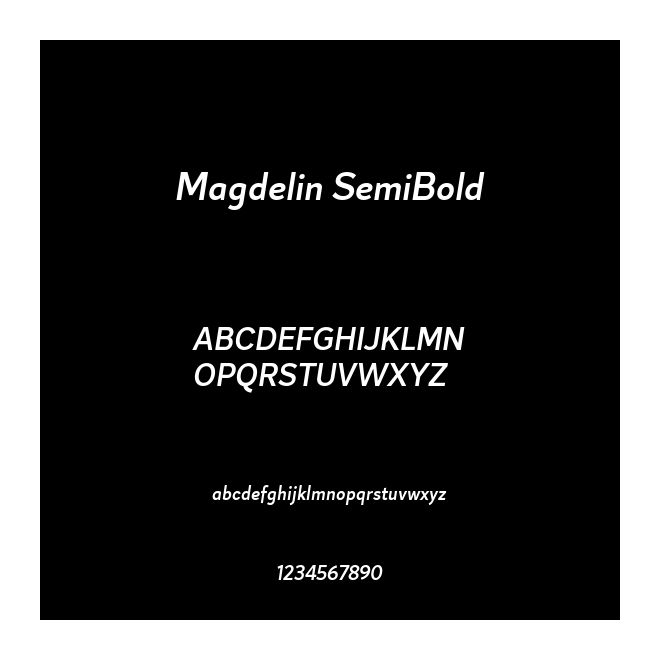 Magdelin SemiBold
