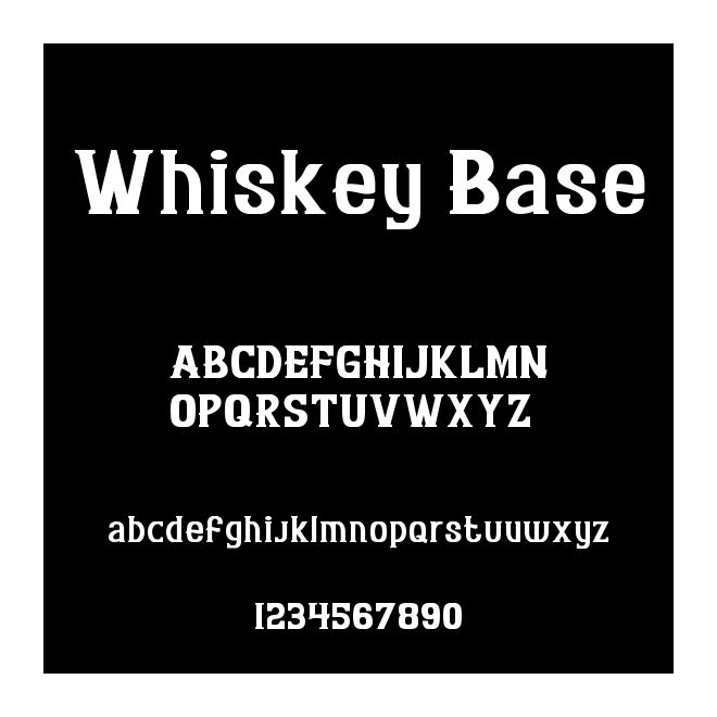 Whiskey Base
