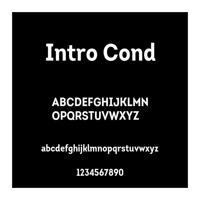 Intro Cond