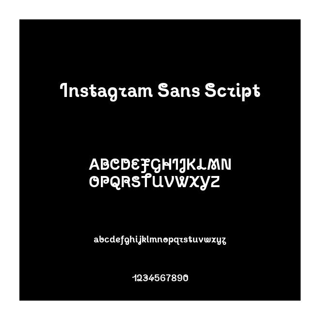 Instagram Sans Script