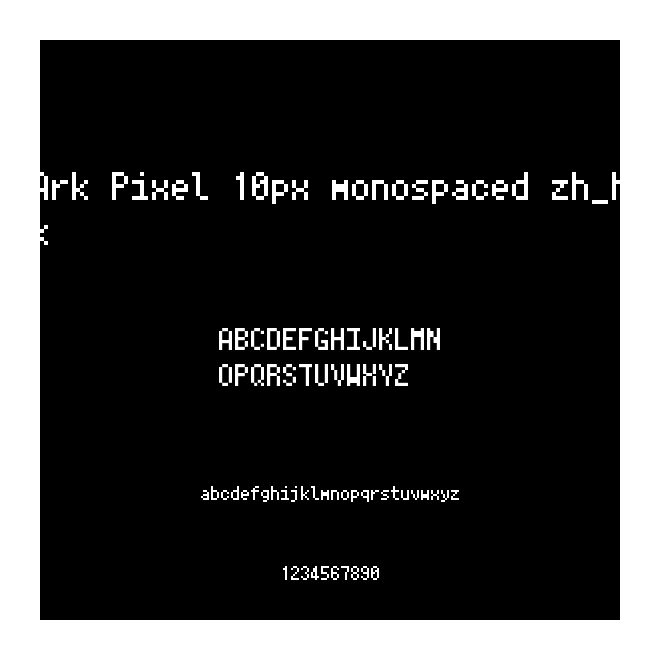 Ark Pixel 10px monospaced zh_hk