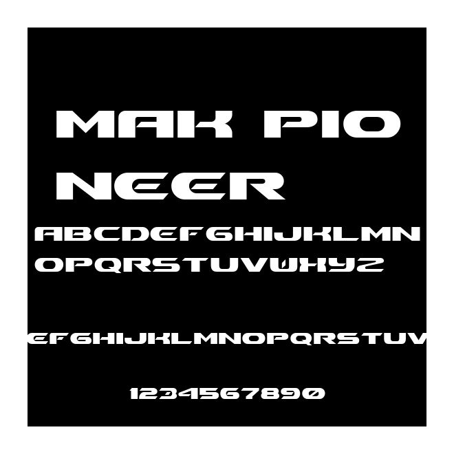 MAK Pioneer