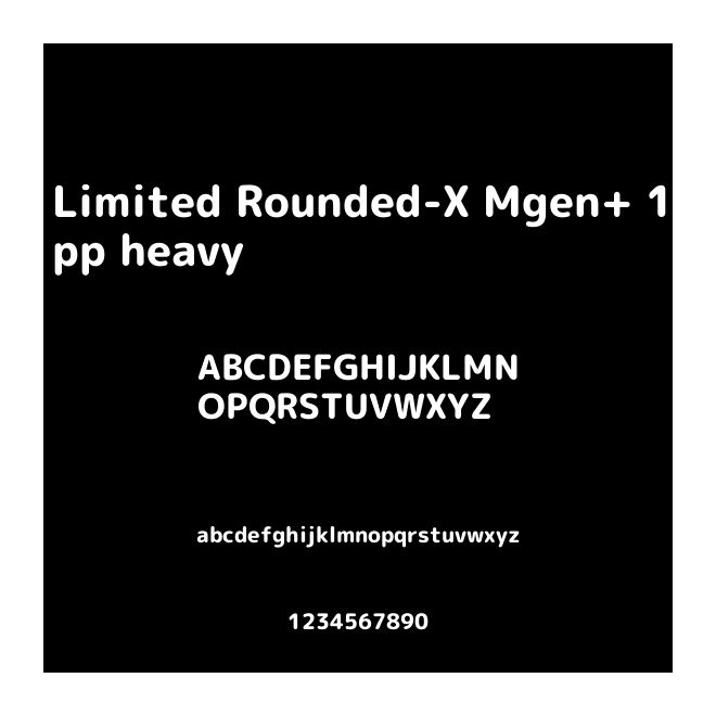 Limited Rounded-X Mgen+ 1pp heavy