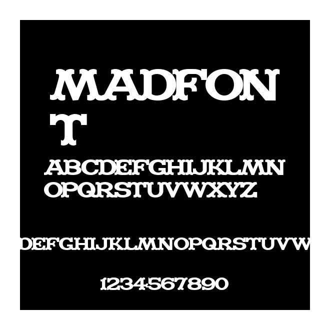 MADFONT