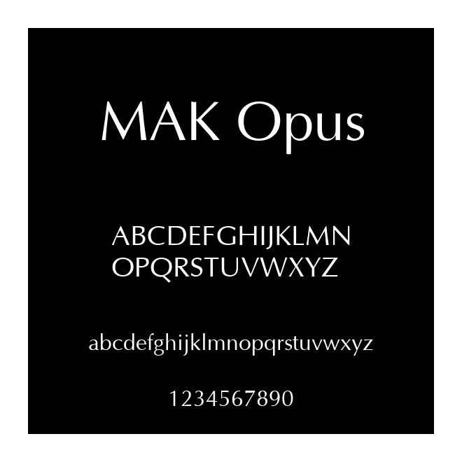 MAK Opus