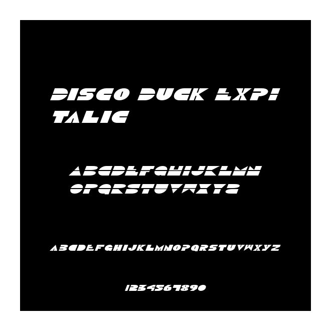 Disco Duck ExpItalic