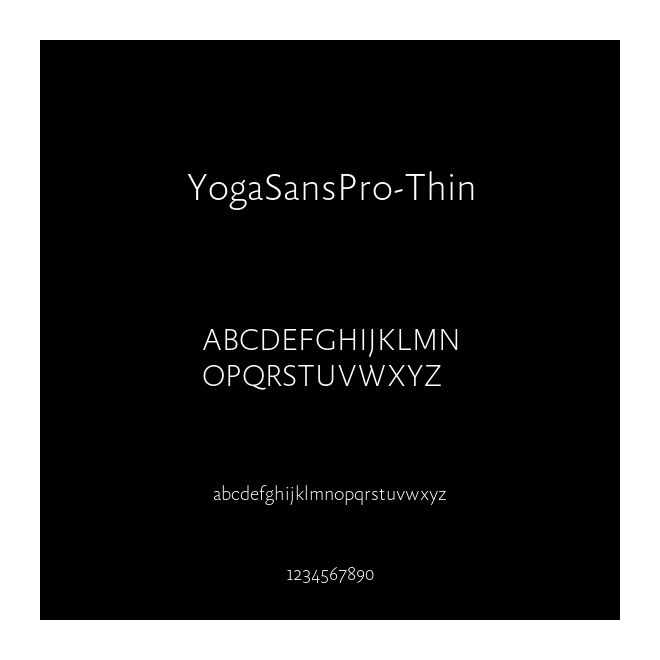 YogaSansPro-Thin