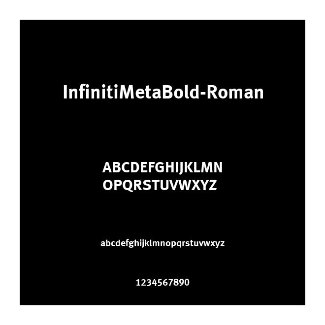 InfinitiMetaBold-Roman