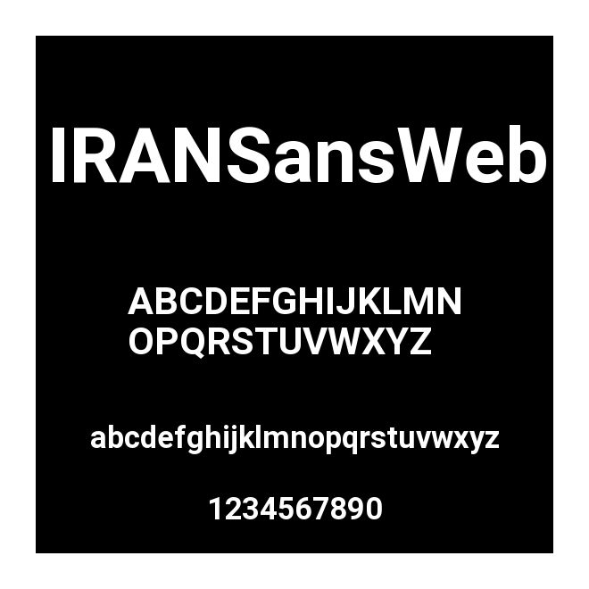 IRANSansWeb