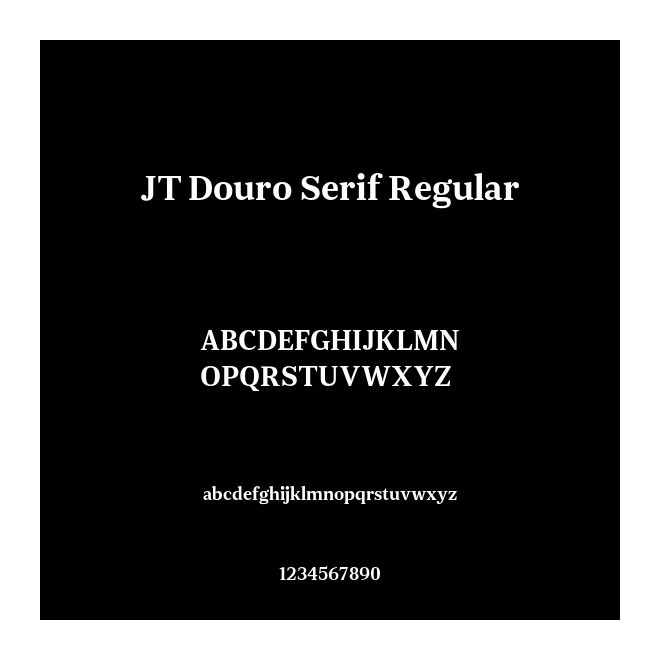 JT Douro Serif Regular