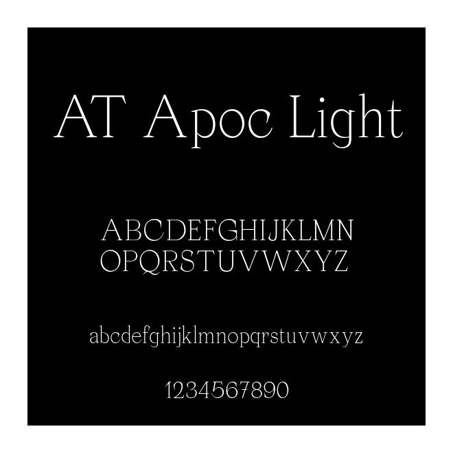 AT Apoc Light