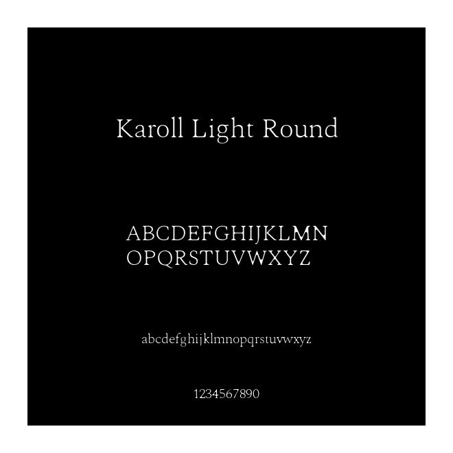 Karoll Light Round