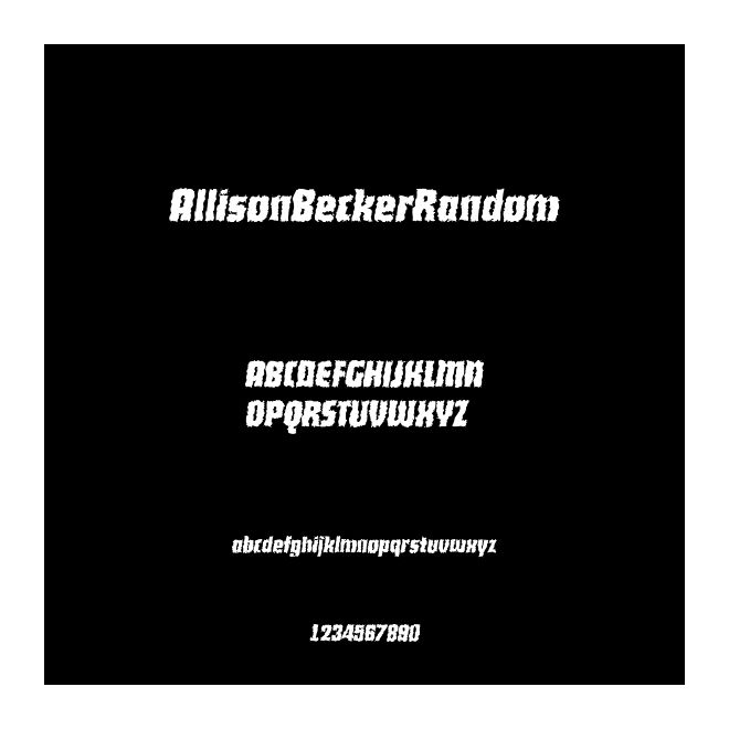 AllisonBeckerRandom