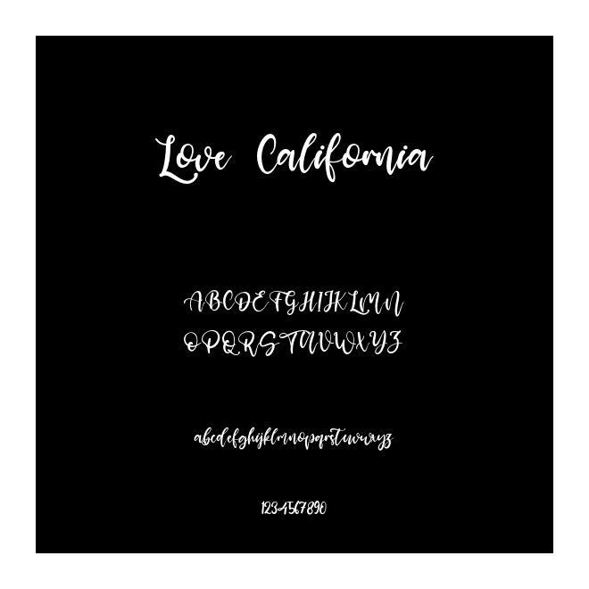 Love California