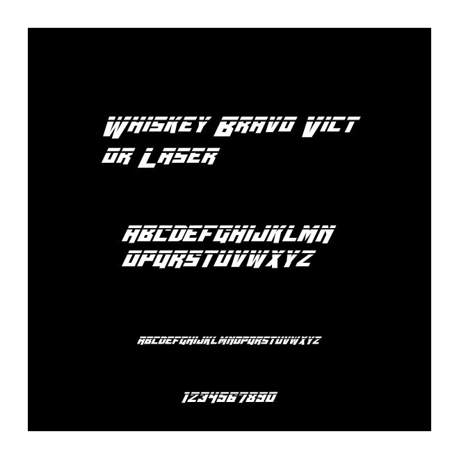 Whiskey Bravo Victor Laser