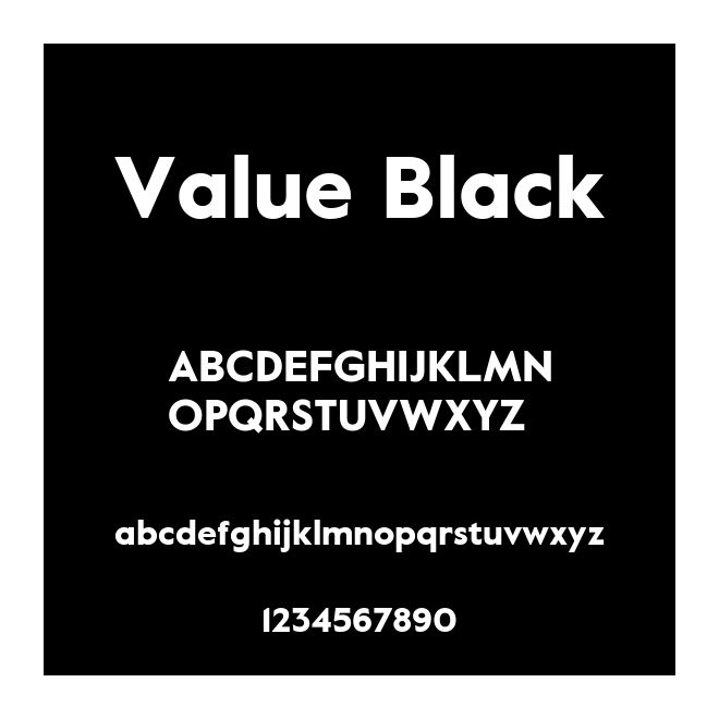Value Black