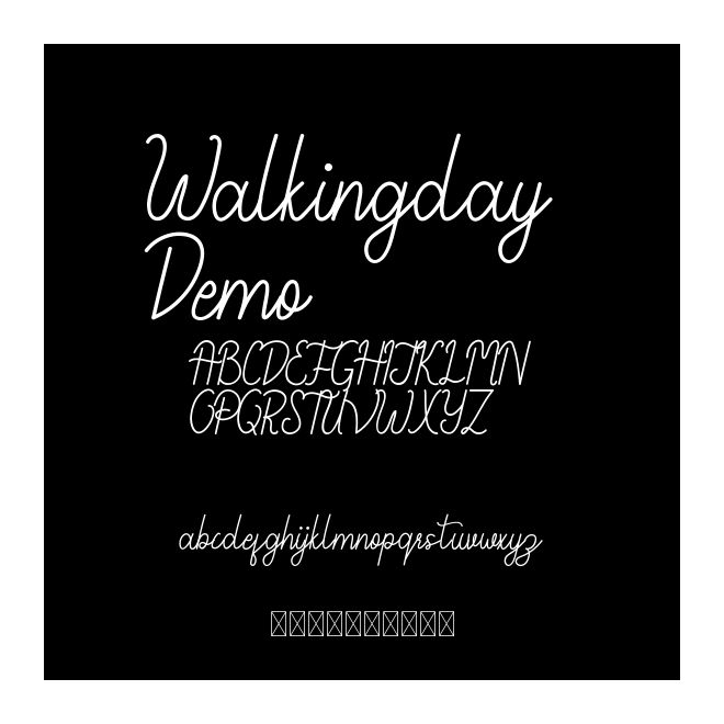 Walkingday Demo