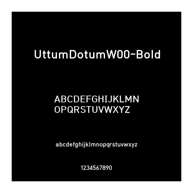 UttumDotumW00-Bold