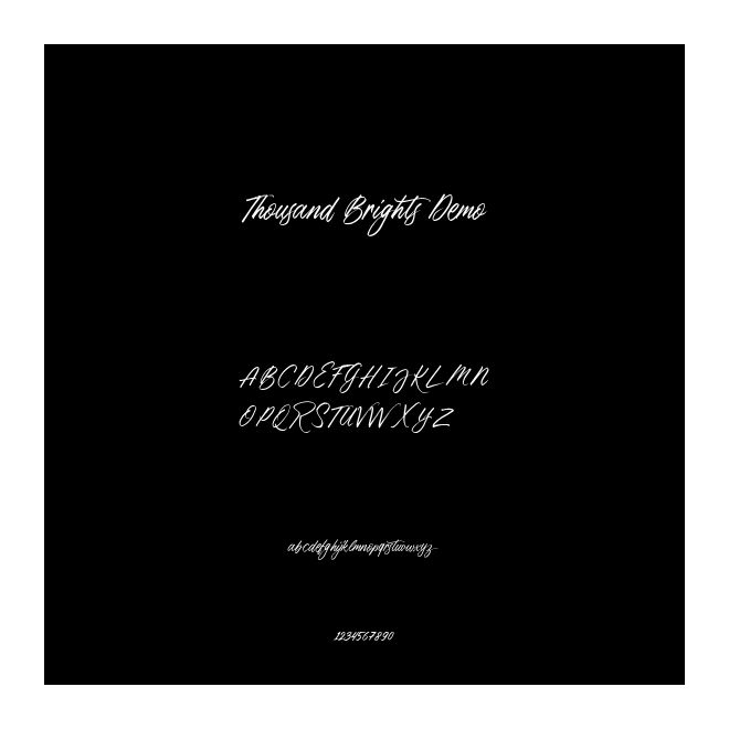Thousand Brights Demo