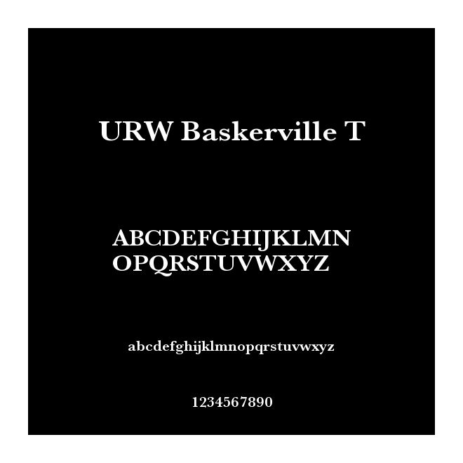 URW Baskerville T