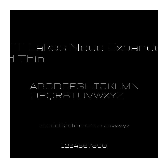 TT Lakes Neue Expanded Thin