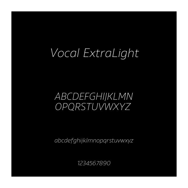 Vocal ExtraLight