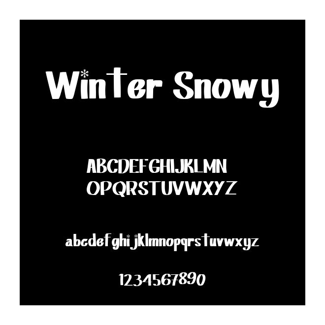 Winter Snowy