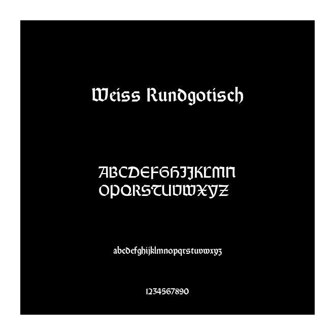 Weiss Rundgotisch